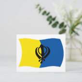 Sikhisme Vlag Postkaart (Staand voorkant)