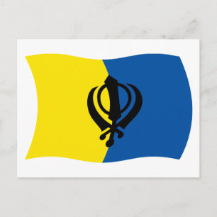 Sikhisme Vlag Postkaart