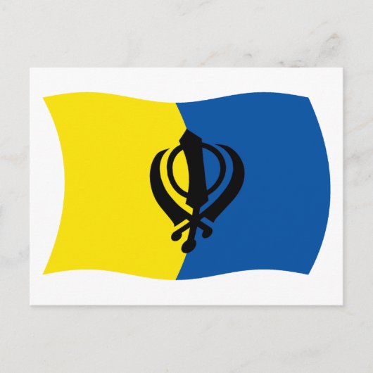 Sikhisme Vlag Postkaart (Voorkant)