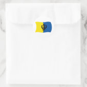 Sikhisme Vlag Sticker (Tas)