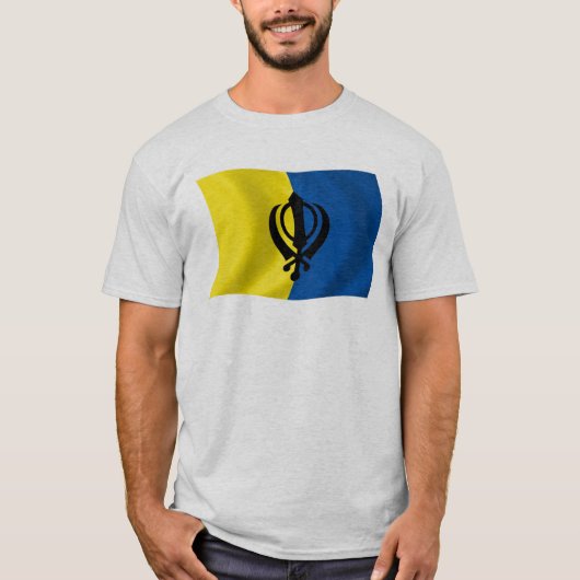 Sikhisme Vlag T-Shirt (Voorkant)
