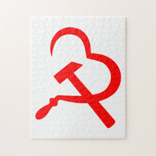 Sikkel En Hamer, Hart, Liefde, Communisme Legpuzzel