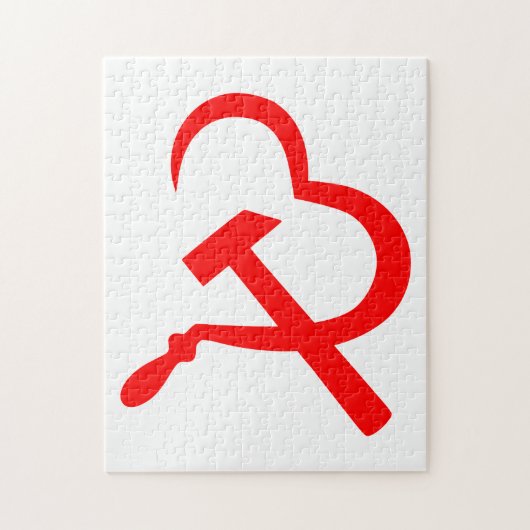 Sikkel En Hamer, Hart, Liefde, Communisme Legpuzzel (Verticaal)