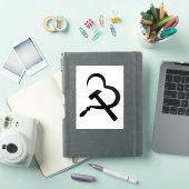Sikkel En Hamer, Hart, Liefde, Communisme Sticker (iPad Cover)