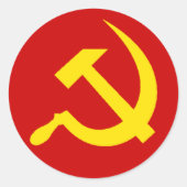 Sikkel en hamer Sticker (Voorkant)