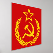 Sikkel en Hamer, USSR, CCCP, Communisme Folie Afdrukken (Laagn)