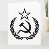 Sikkel en Hamer, USSR, CCCP, Communisme Kaart (Voorkant)