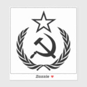 Sikkel en hamer, USSR, CCCP, Communisme Sticker (Vel)