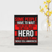 Sikkelcel natuurlijke genezing voor sikkelcelbewus kaart (Gele Bloem)