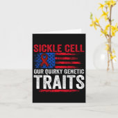 Sikkelcel Onze eigenzinnige genetische eigenschapp Kaart (Gele Bloem)