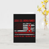 Sikkelcelanemie Awareness Family Samen We Fi Kaart (Gele Bloem)