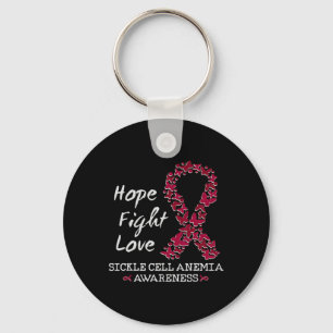 Sikkelcelanemie Awareness Month Hope Fight Love Sleutelhanger