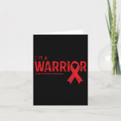 Sikkelcelanemie Awareness Warrior Kaart (Voorkant)