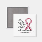 Sikkelcelanemie bewustmakingsmaand voor hem en haa magneet (Voorkant / Achterkant)