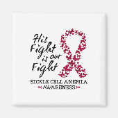 Sikkelcelanemie bewustmakingsmaand voor hem en haa magneet (Voorkant)