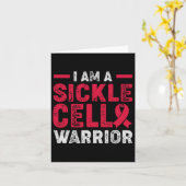 Sikkelcelanemie Bewustzijn Ik ben een sikkelcelzie Kaart (Gele Bloem)