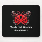Sikkelcelanemie Bewustzijn Warrior Ondersteuning R Muismat (Voorkant)