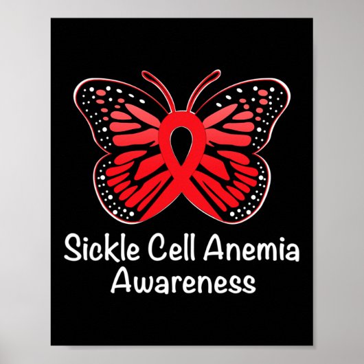 Sikkelcelanemie Bewustzijn Warrior Ondersteuning R Poster (Voorkant)