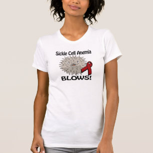 Sikkelcelanemie Blaast Bewustzijn Design T-shirt