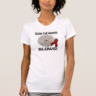 Sikkelcelanemie blaast bewustzijnsontwerp t-shirt