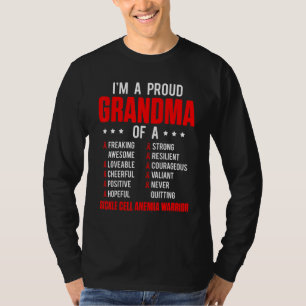 Sikkelcelanemie Overlevende Trotse Oma Anemische W T-shirt