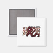 Sikkelcelanemie SCD Awareness Month Ribbon Hope Magneet (Voorkant / Achterkant)