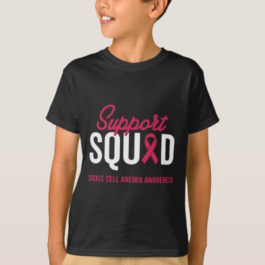 Sikkelcelanemie Warrior Survivor Awareness Supp T-shirt (Voorkant)