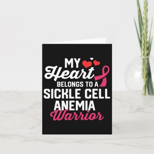 Sikkelcelanemie Warrior Survivor Support AWAREN Kaart (Voorkant)