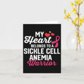 Sikkelcelanemie Warrior Survivor Support AWAREN Kaart (Gele Bloem)