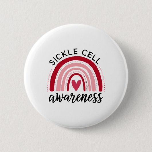 Sikkelcelbewustzijn 28 ronde button 5,7 cm (Voorkant)
