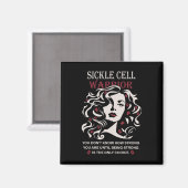 Sikkelcelbewustzijn bij vrouwen is sterk magneet (Voorkant / Achterkant)