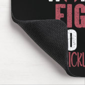 Sikkelcelbewustzijn Deze krijger vecht om S te win Muismat (Hoek)