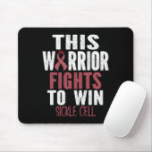 Sikkelcelbewustzijn Deze krijger vecht om S te win Muismat (Met muis)