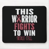 Sikkelcelbewustzijn Deze krijger vecht om S te win Muismat (Voorkant)