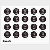 Sikkelcelbewustzijn items achterkleindochter Su Ronde Sticker (Vel)