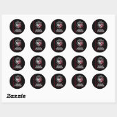 Sikkelcelbewustzijn items Godfather Support Squa Ronde Sticker (Vel)