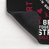 Sikkelcelbewustzijn Shirt Uncle Support Group Te Muismat (Hoek)