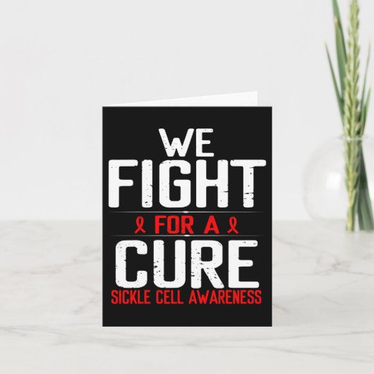 Sikkelcelbewustzijn vecht voor een remedie Bourgog Kaart (Voorkant)