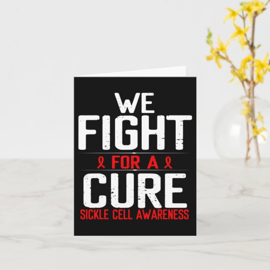 Sikkelcelbewustzijn vecht voor een remedie Bourgog Kaart (Gele Bloem)