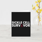 Sikkelceloverlevende - Bewustmakingsmaand Bourgogn Kaart (Gele Bloem)