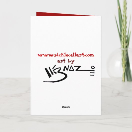 Sikkelcelpijnbewustzijn Kaart (Achterkant)