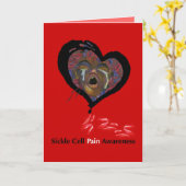Sikkelcelpijnbewustzijn Kaart (Gele Bloem)