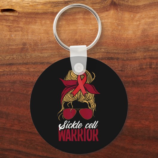 sikkelcelstrijder sikkelcel amenia sikkelcel sleutelhanger (Voorkant)