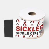 Sikkelcelziekte Bewustzijnspatroonlint Grosgrain Lint (Spoel)