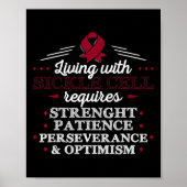 Sikkelcelziekte - Sikkelcelbewustzijnsgeschenk Poster (Voorkant)