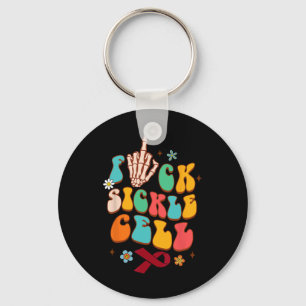 Sikkelcelziekte Warrior SCD Awareness FCK Ziek Sleutelhanger