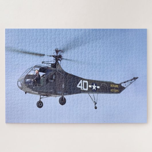 Sikorsky R-4 – USAAF Legpuzzel (Horizontaal)