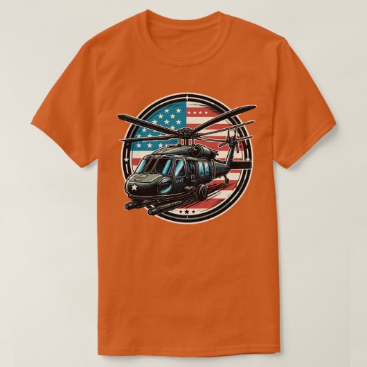 Sikorsky UH60 5 T-shirt (Design voorkant)