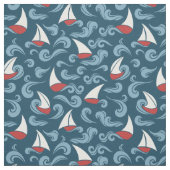Sil Boats Fabric Stof (Swatch)