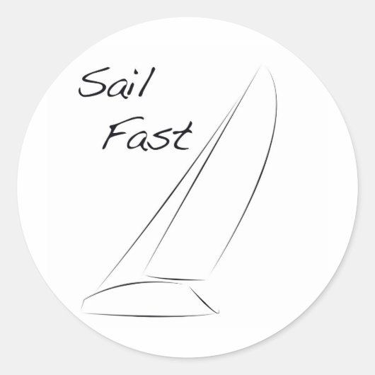Sil Fast Ronde Sticker (Voorkant)